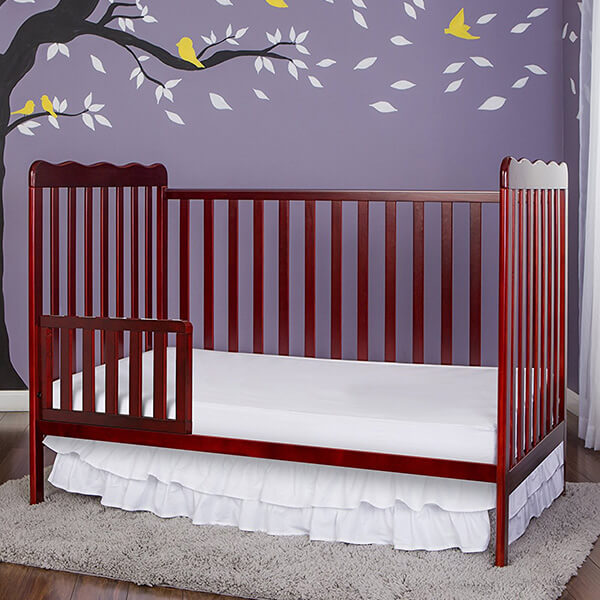 Dream On Me, Classic 3 in 1 Convertible Crib, Cherry Dream On Me, Classic 3 in 1 Convertible Crib, Cherry