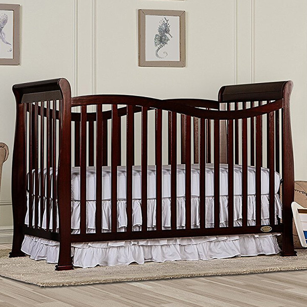 Dream On Me Violet 7 in 1 Convertible Life Style Crib, Espresso Dream On Me Violet 7 in 1 Convertible Life Style Crib, Espresso