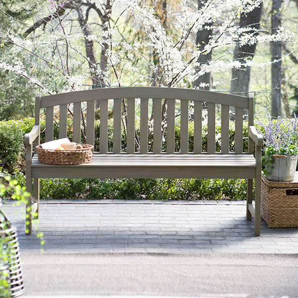 Coral Coast Amherst Curved Back Garden Bench Coral Coast Amherst Curved Back Garden Bench