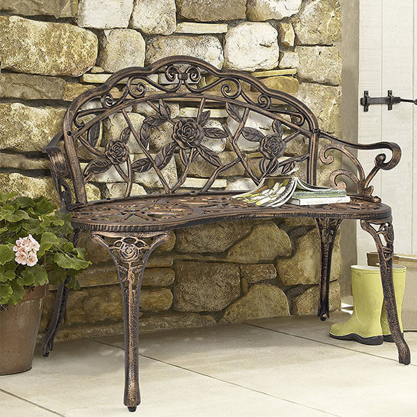 Best Choice Products Cast Iron Garden Bench Best Choice Products Cast Iron Garden Bench