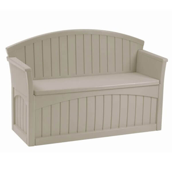 Suncast Patio Bench, Light Taupe Suncast Patio Bench, Light Taupe