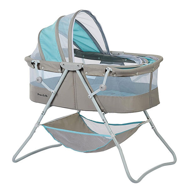 Dream On Me Karley Bassinet, Blue/Grey Dream On Me Karley Bassinet, Blue/Grey