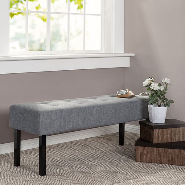 Zinus Memory Foam Upholstered Bench Zinus Memory Foam Upholstered Bench