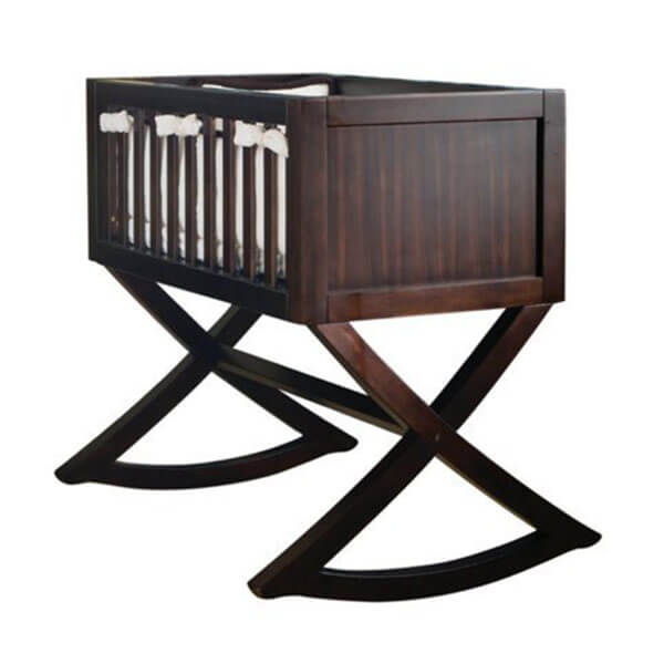 wooden bassinet cradle