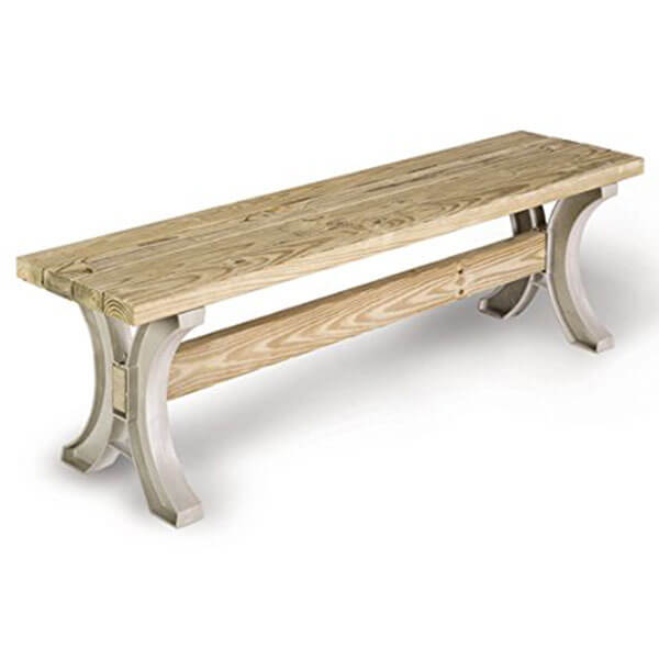 Hopkins AnySize Wooden Bench, Sand Hopkins AnySize Wooden Bench, Sand