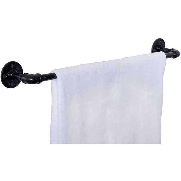 wrought iron towel bar