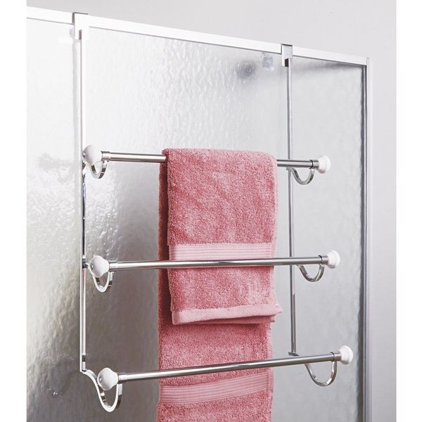 behind the door towel holder