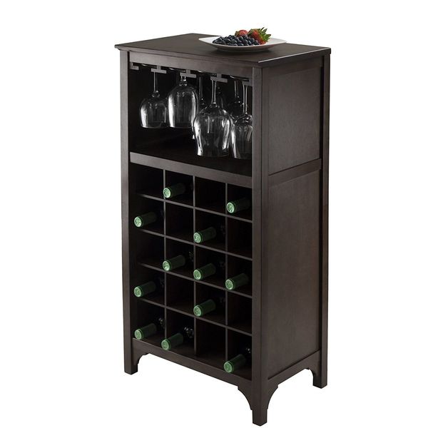 Wine Cabinets Easy Home Concepts Winsome Ancona Wine Cabinet With Gl Rack